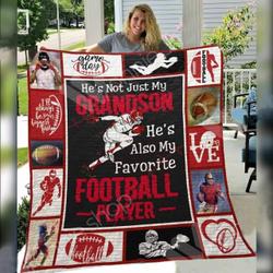 Football E Quilt Derqxm and Home Decor