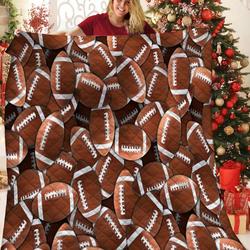 Football Quilt Hfc and Home Decor