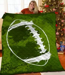 Football Quilt Hfw and Home Decor
