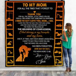 For All The Times That I Forgot To Thank You Heavy Equipment Quilt Bt and Home Decor