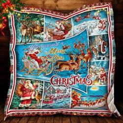 For My Grandson Red Truck Christmas Quilt Blanket ABC07111326 and Home Decor
