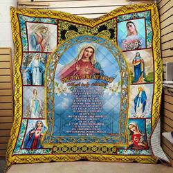 For The Love Of Mother Mary Quilt Hdo and Home Decor