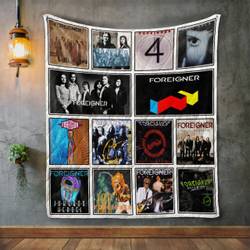 Foreigner Album Covers Quilt Blanket and Home Decor