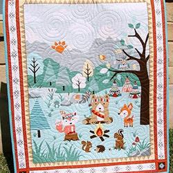 Forest Animals Cld190609 Quilt Blanket and Home Decor