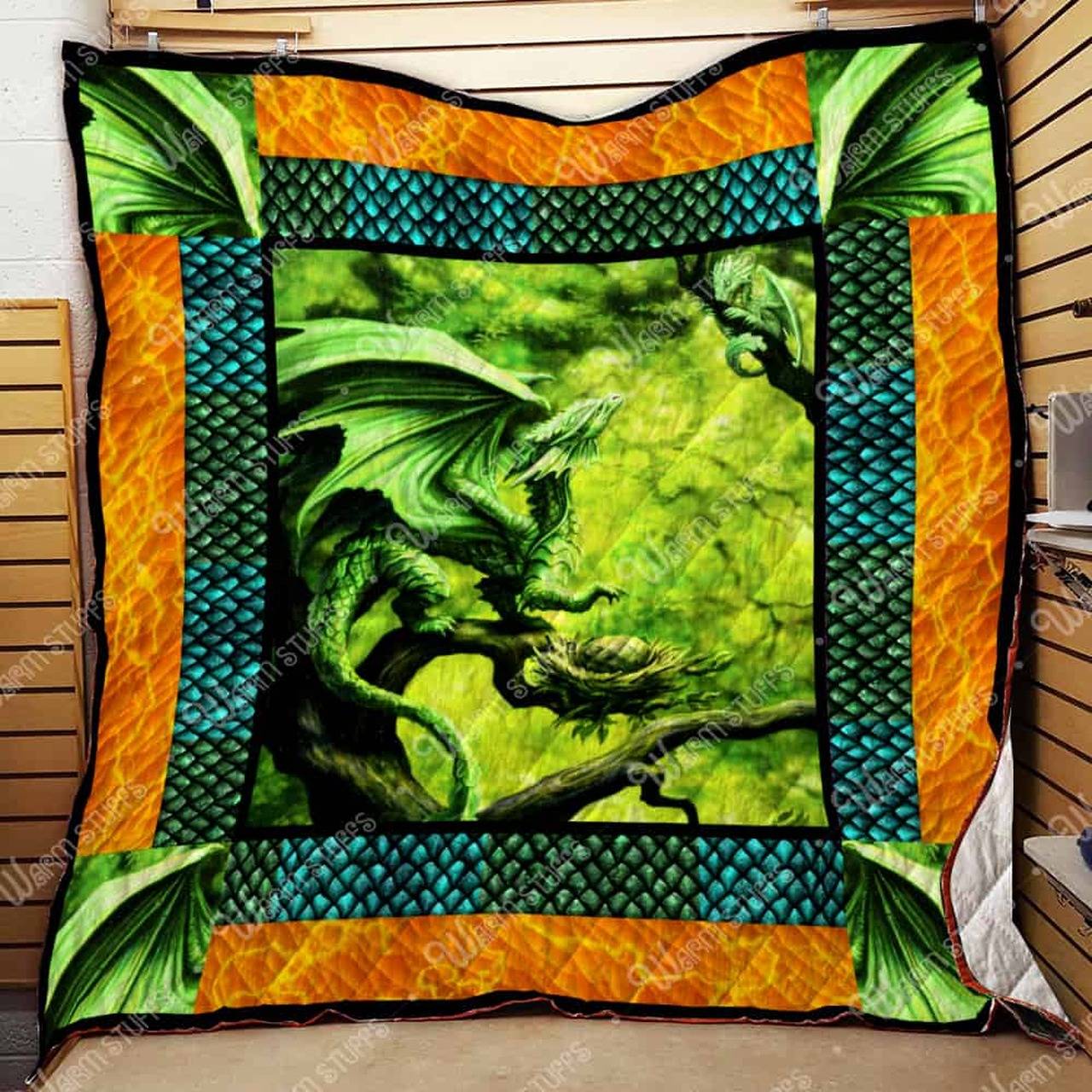 Forest Dragon Quilt Q0403-01 and Home Decor