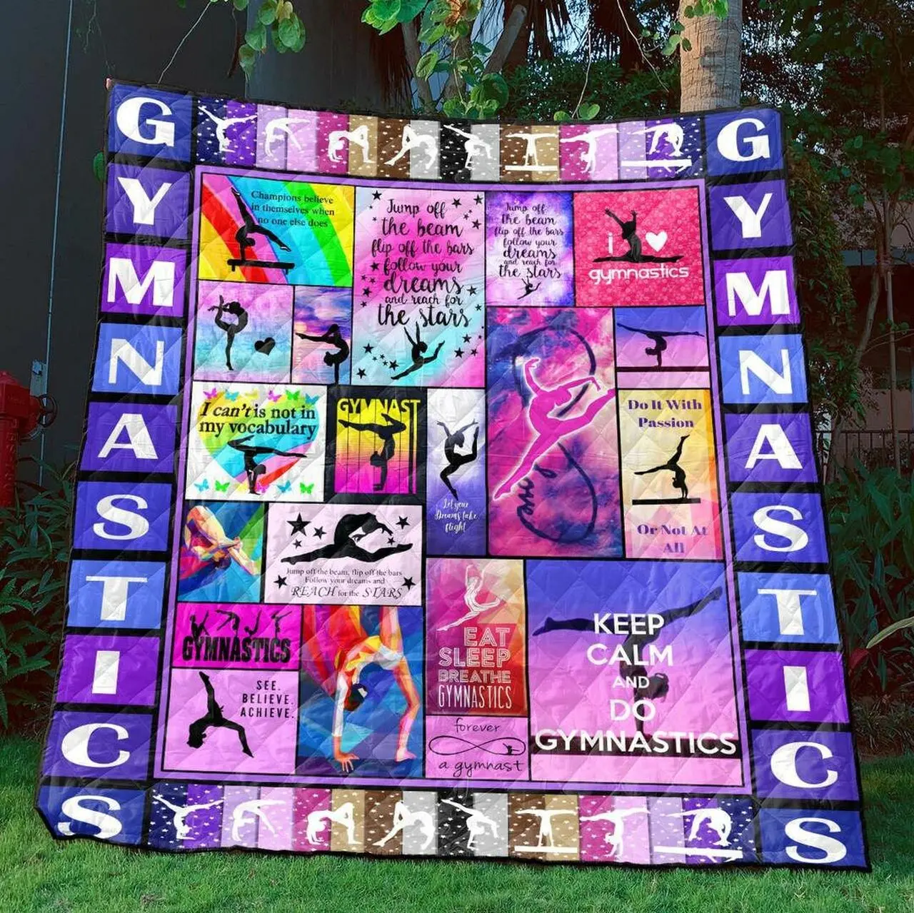 Forever A Gymnast Clt170626 Quilt Blanket and Home Decor