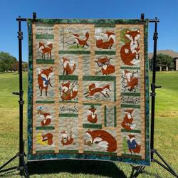 Fox 01 DHCLD0909 Quilt Blanket and Home Decor