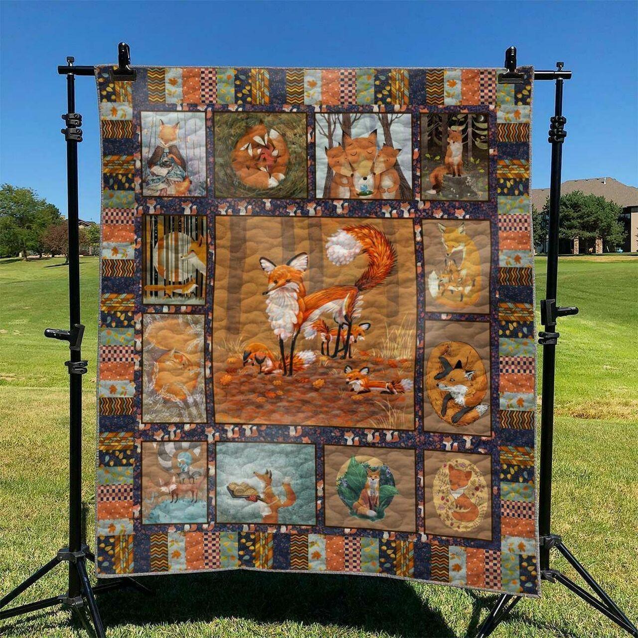 Fox 3 DHCCNA0909 Quilt Blanket and Home Decor