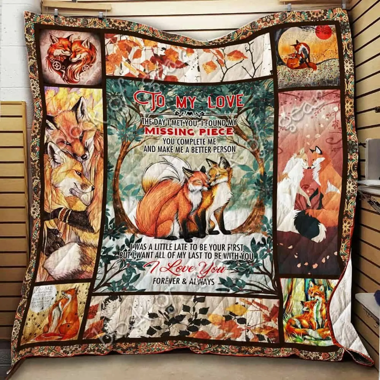 Fox Cl19100346Mdq Quilt Blanket and Home Decor