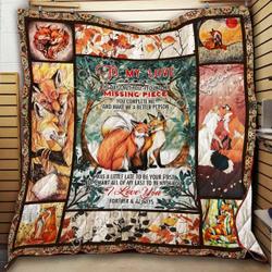 Fox Cl19100346Mdq Quilt Blanket and Home Decor