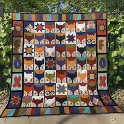 Fox Hm280510 Quilt Blanket and Home Decor