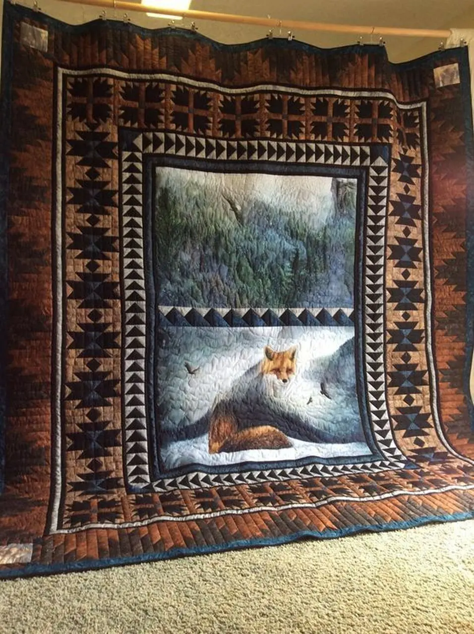 Fox Hur Quilt Cysihm and Home Decor