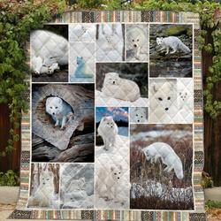 Fox JR1042 3D Customized Quilt Hip and Home Decor