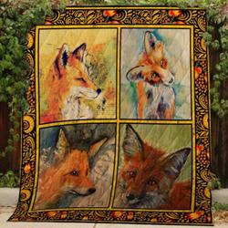Fox Quilt 1 and Home Decor