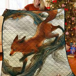 Fox Quilt Kdl and Home Decor