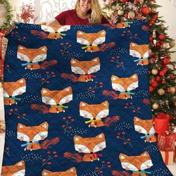 Fox Quilt Kef and Home Decor