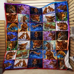 Fox Quilt Kh2 and Home Decor