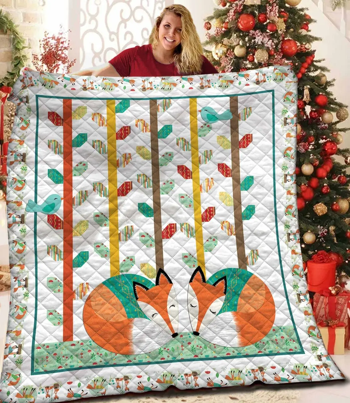 Fox Quilt Khh and Home Decor