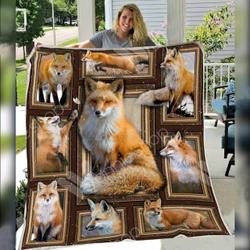 Fox Sherpa E Quilt Derqfi and Home Decor