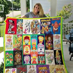 Fraggle Rock Quilt Blanket and Home Decor