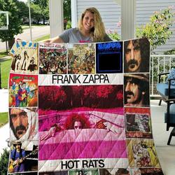 Frank Zappa Quilt Blanket 01808 and Home Decor