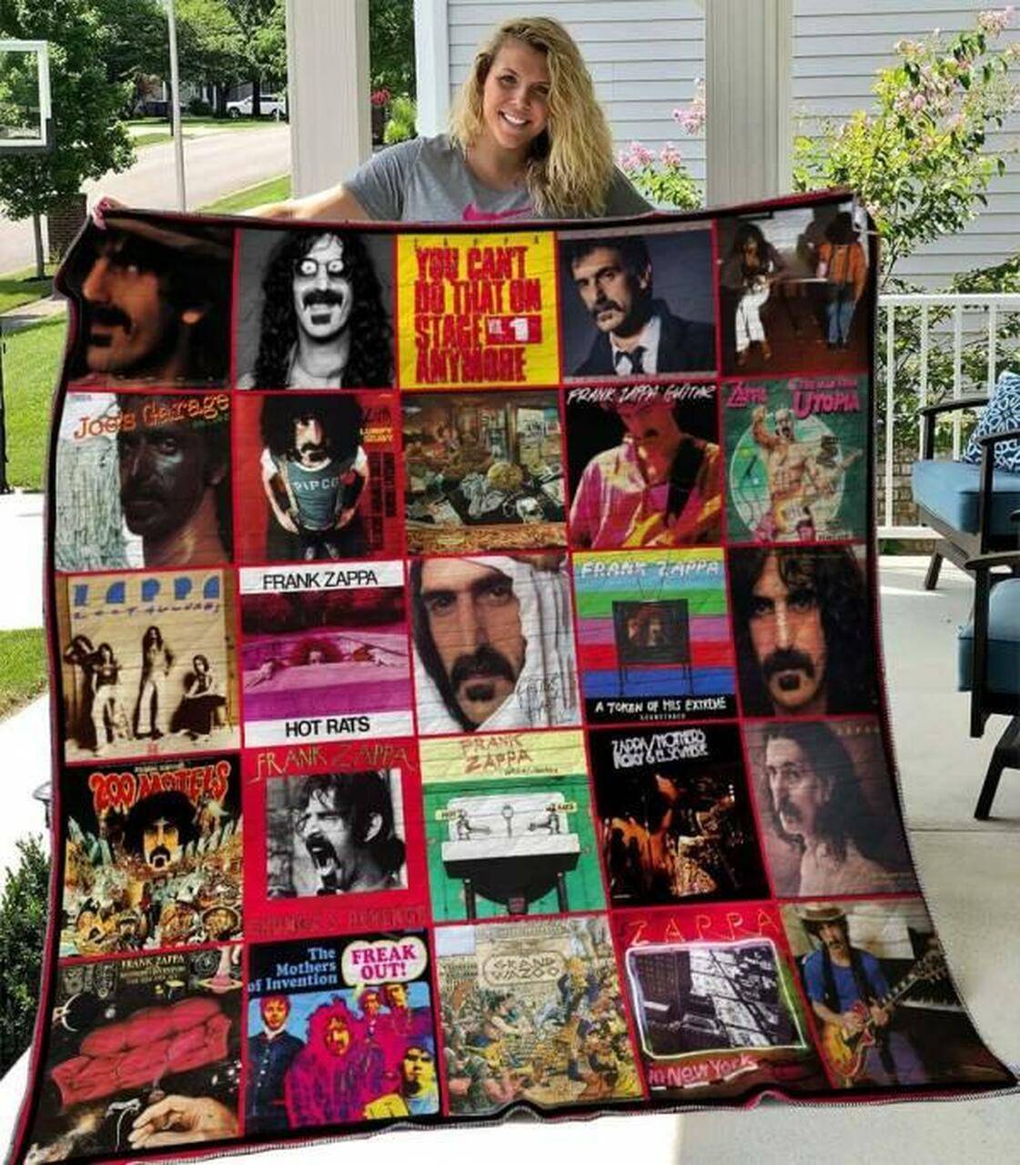 Frank Zappa Quilt Blanket M220504 Quilt and Home Decor