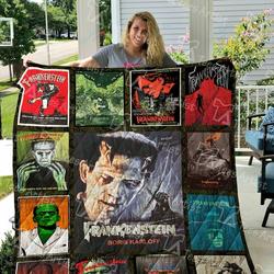 Frankenstein Quilt Blanket 0533 and Home Decor