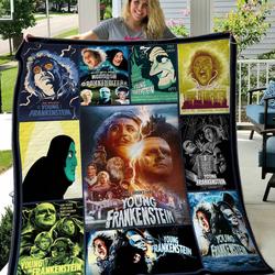 Frankenstein Quilt Blanket and Home Decor