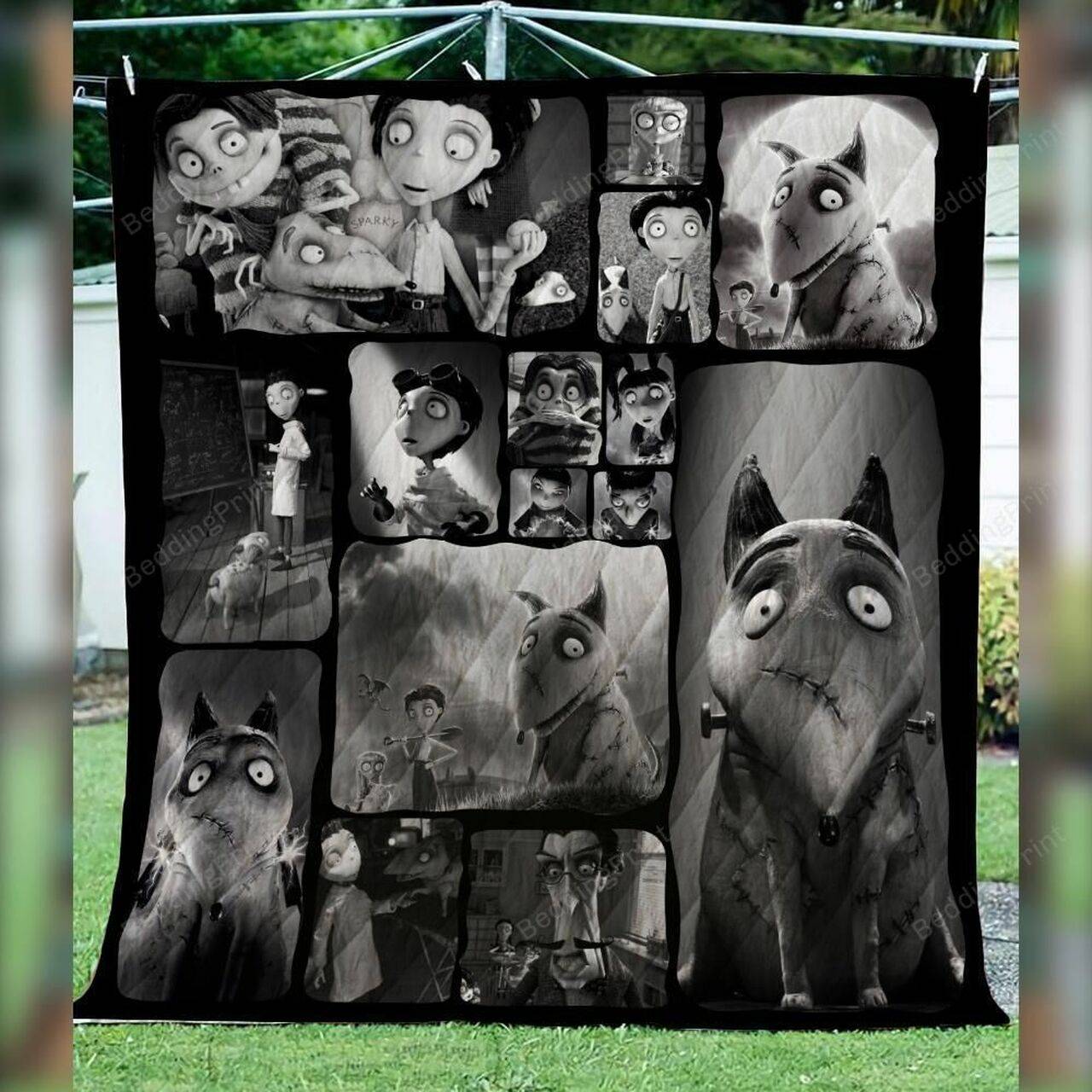 Frankenweenie Quilts Blanket For Fans and Home Decor