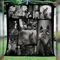 Frankenweenie Quilts Blanket For Fans and Home Decor