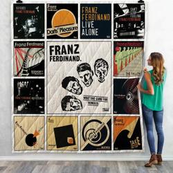 Franz Ferdinand Singles Quilt Blanket 02 and Home Decor