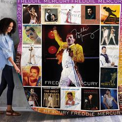 Freddie Mercury Cover Poster Quilt 4 and Home Decor
