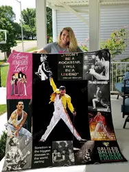Freddie Mercury Legend Quilt Blanket and Home Decor
