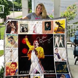 Freddie Mercury Poster Quilt 2 and Home Decor