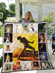 Freddie Mercury Poster Quilt and Home Decor