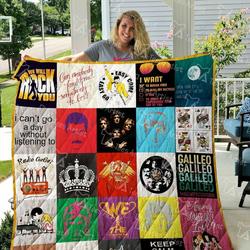 Freddie Mercury Quilt Blanket 01276 and Home Decor