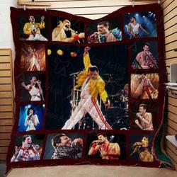 Freddie Mercury Quilt Blanket 01923 and Home Decor
