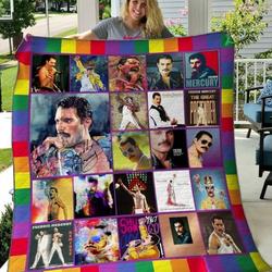 Freddie Mercury Quilt Blanket Hvt060630  Quilt and Home Decor