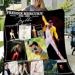 Freddie Mercury Vr1 New Quilt Blanket and Home Decor