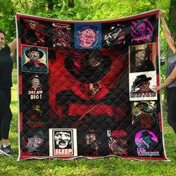 Freddy Krueger Halloween Quilt and Home Decor