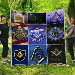 Freemason Quilt Cl18120397Mdq Quilt Blanket and Home Decor