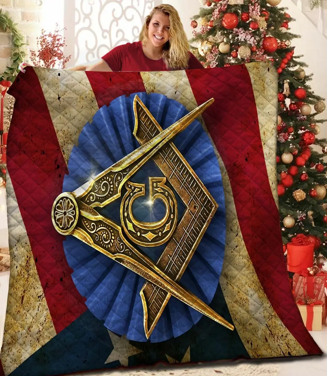 Freemason Quilt Gmq and Home Decor