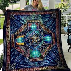 Freemasonry HVT130943 Quilt Blanket and Home Decor
