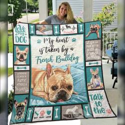French Bulldog O Quilt Xm and Home Decor