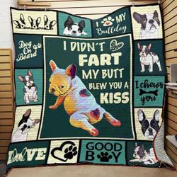 French Bulldog Quilt Blanket ABC07111054 and Home Decor