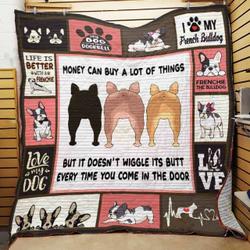 French Bulldog Quilt Blanket ABC07112589 and Home Decor