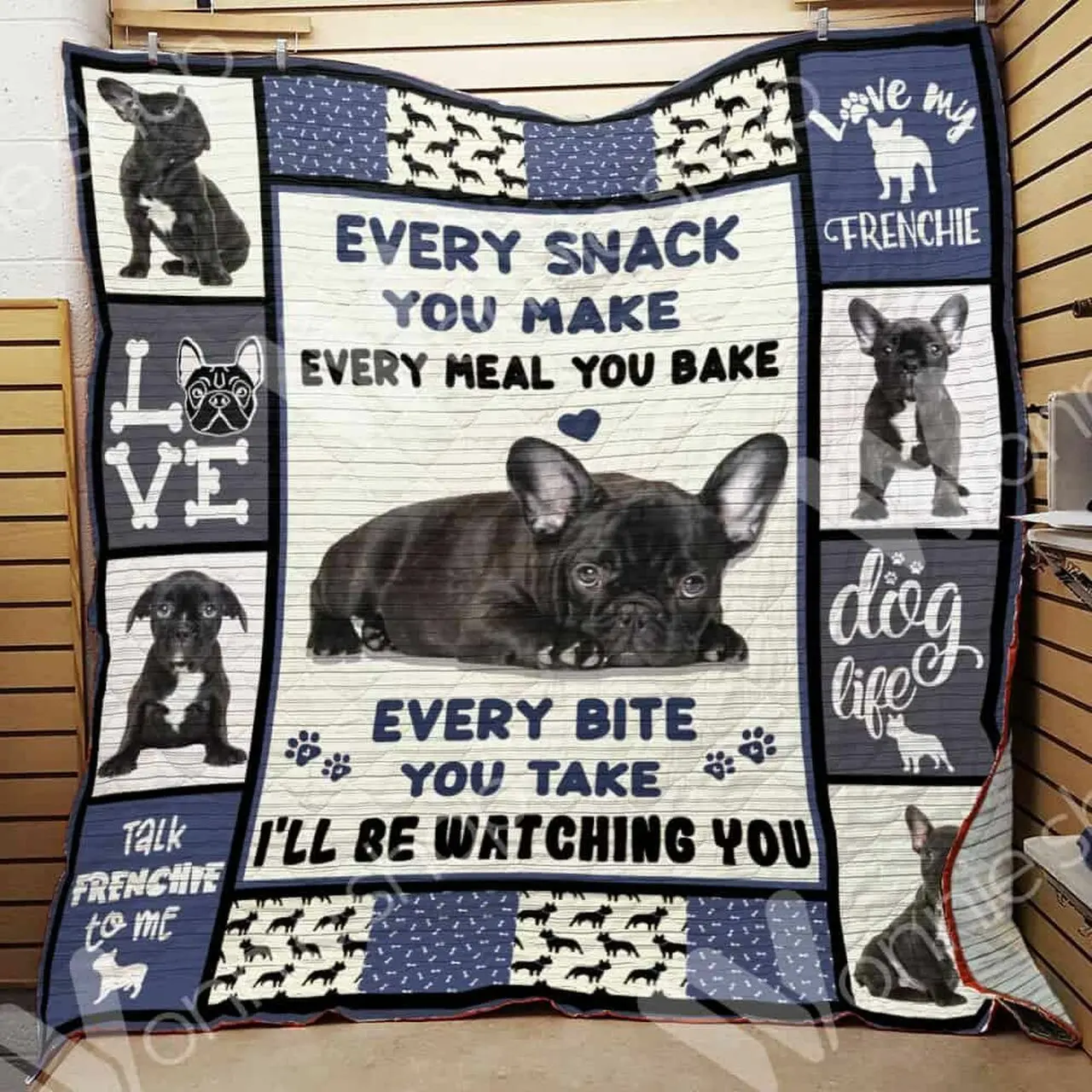 French Bulldog Quilt Blanket Dhc0102712Td and Home Decor