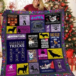 French Bulldog Quilt Glc and Home Decor