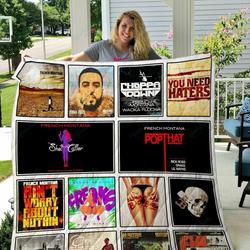 French Montana Quilt Blanket and Home Decor