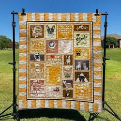 Frenchie Td2809552 Quilt Blanket and Home Decor
